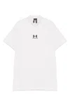 Balenciaga Chalk Cottonx Under Armour Oversize T-shirt In Dwhtblack