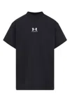 Balenciaga High-neck T-shirt In Wblckwhite