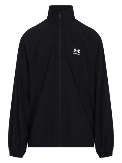 Balenciaga Men's Under Amour Windbreaker In Black