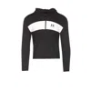 Balenciaga Black Stretch Polyester Sweatshirt In Black