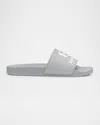 Balenciaga Unity Sports Pool Slides In 1190 Grey/white