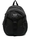Balenciaga Men's Ripstop Texture Water-repellent Mesh Panelling Embroidered Logo Bag