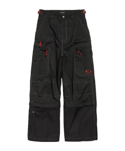 Balenciaga Men's Utility Work Pants In Black