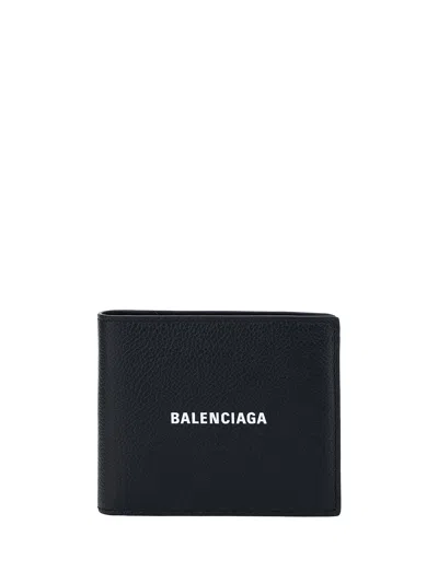 Balenciaga Men Wallet In Black