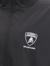 Balenciaga Men Waterproof Jacket In Black
