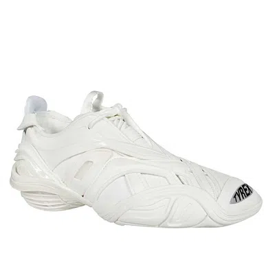 Balenciaga Men's White Tyrex Monocolour Sneakers