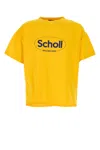 Balenciaga Men Yellow Cotton Oversize T-shirt In Yellow
