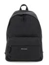 Balenciaga Explorer Backpack In Nylon With Applied Logo In Black