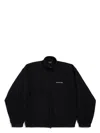 Balenciaga Zip-up Jacket For Men In Blackwhite