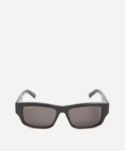 Balenciaga Mens Rectangular Acetate Sunglasses