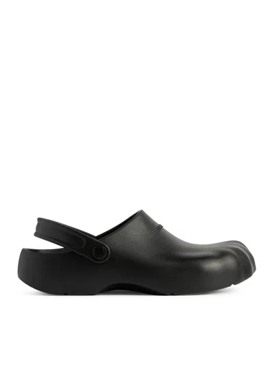 Balenciaga Sunday Slingback Sandals In Black