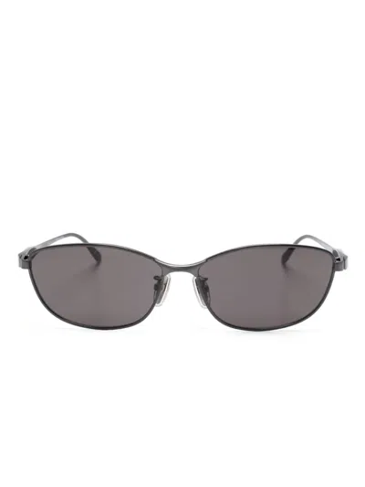 Balenciaga Mercury Oval Sunglasses In Black