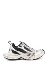 Balenciaga 3xl White Low Top Sneakers With Logo Detail In Tech Fabric Man In Multi