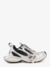 Balenciaga 3xl White Low Top Sneakers With Logo Detail In Tech Fabric Man In Multi