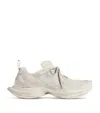 Balenciaga Mens Grey Circuit Faux-leather And Mesh Low-top Trainers In Black