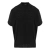 Balenciaga Mesh Crewneck Oversized T-shirt 'black'