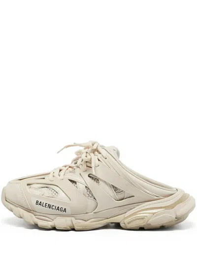 Pre-owned Balenciaga Mesh Lace-up Mules