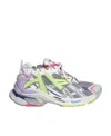 Balenciaga Runner Multicoloured Trainer In White