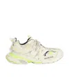 Balenciaga Sneakers Track Worn Out White And Yellow In White