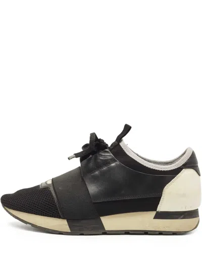Pre-owned Balenciaga Mesh Panelled Low-top Sneakers