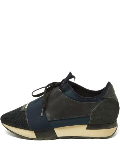 Pre-owned Balenciaga Mesh-panelled Sneakers