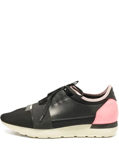 Pre-owned Balenciaga Mesh Panelled Trainers