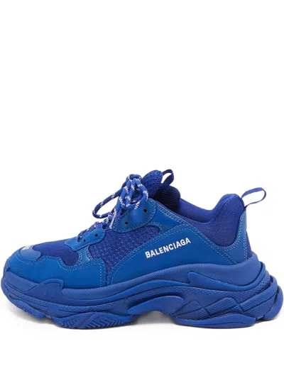 Pre-owned Balenciaga Mesh Triple S Sneakers