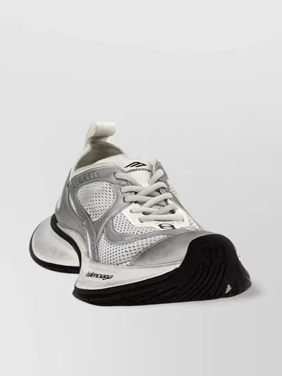 Balenciaga Mesh Upper Sneakers Pull Tab Rubber Sole
