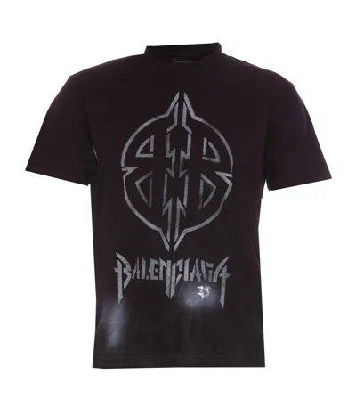 BALENCIAGA METAL BB STENCIL T-SHRIT