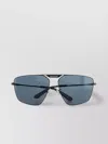 Balenciaga Occhiali Da Sole Tag 2.0 Navigator In Metallo Nero Donna