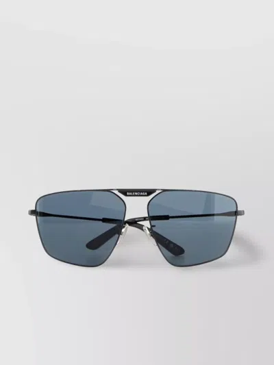 BALENCIAGA METAL NAVIGATOR SUNGLASSES DARK LENSES