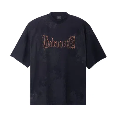 Pre-owned Balenciaga Metal Oversized T-shirt 'black' | Men's Size Xs