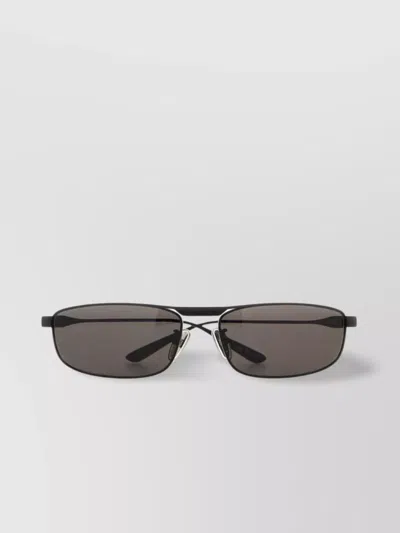 Balenciaga Metal Rectangle Sunglasses With Adjustable Nose Pads