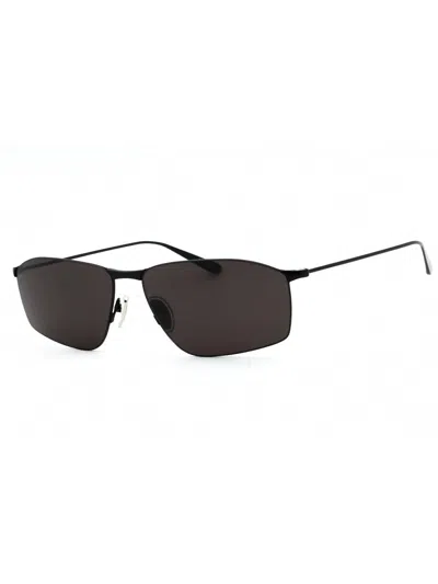 Balenciaga Metal Rectangular Men's Sunglasses - Bb0413s Style In Black