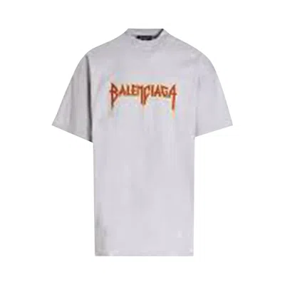 Pre-owned Balenciaga Metal Vintage Oversized T-shirt 'white' | Men's Size 2