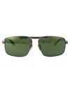 Balenciaga Metallic Green Sunglasses