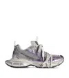 Balenciaga Multicolor Mesh And Rubber 3xl Sneakers In Grey