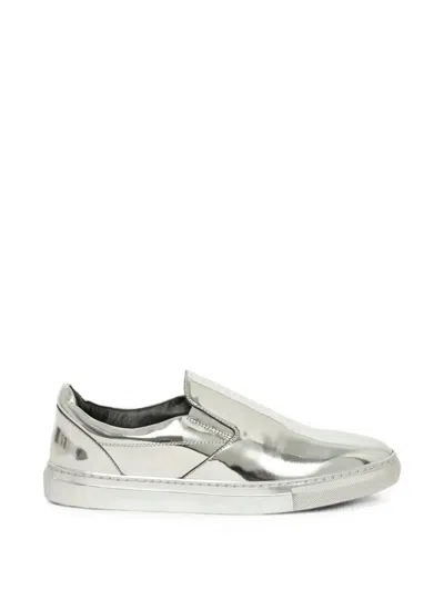 Balenciaga Metallic Slip-on Sneakers In Multi