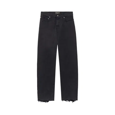Pre-owned Balenciaga Mid Rise Jeans 'pitch Black'