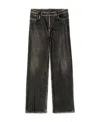 Balenciaga Halbhohe Wide-leg-jeans In Black