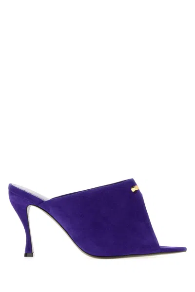 Balenciaga Mid.city Mule H095 In Blue