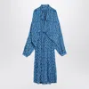 Balenciaga Midi Dress With Bow And Print