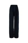Balenciaga Silk Pyjama Pant For Women In Fadedblack