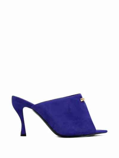 Balenciaga Midnight City Suede Mini Pumps In Multi