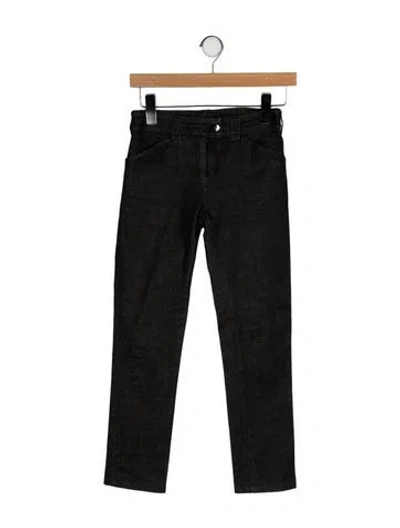 Pre-owned Balenciaga Mid-rise Skinny Leg Jeans In Black