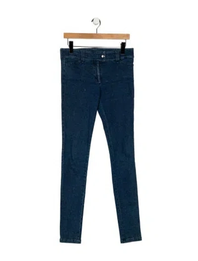 Pre-owned Balenciaga Mid-rise Skinny Leg Jeans In Blue