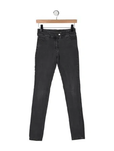 Pre-owned Balenciaga Mid-rise Skinny Leg Jeans In Grey