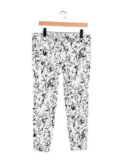 Pre-owned Balenciaga Mid-rise Skinny Leg Jeans In White