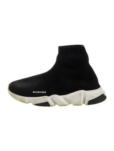 Pre-owned Balenciaga Babies' Mid-top Slip-on Sneaker In Black