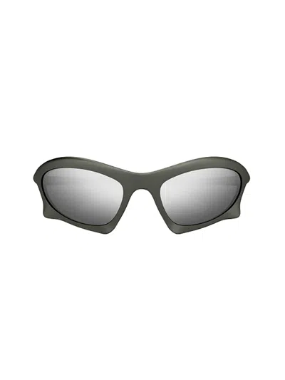 Balenciaga Mini Acetate Sunglasses With Feminine Appeal In Gray
